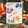 Cartes festives à l'aquarelle