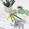 Livre de coloriage "Animaux du monde à colorier" avec 15 illustrations à colorier et des explications pour mieux connaître les animaux.
