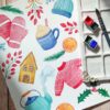 Atelier aquarelle inspiration hiver_1 2027.01 | GOÛTER AQUARELLE Ambiance d'hiver