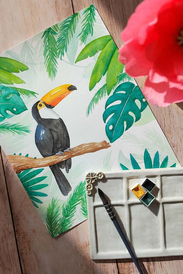 2027.07 | AQUARELLE Jungle exubérante