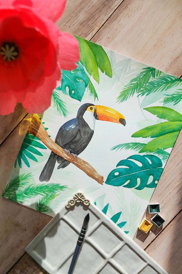 2027.07 | AQUARELLE Jungle exubérante