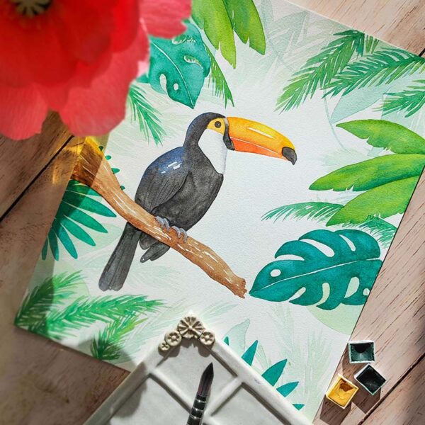 2027.07 | AQUARELLE Jungle exubérante