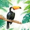 Jungle à l'aquarelle