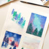 Petit déj' Atelier | Mini-paysages d'hiver à l'aquarelle
