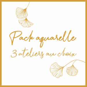 Pack aquarelle - 3 ateliers au choix