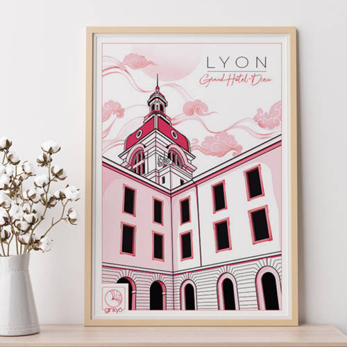 Affiche - Lyon Praline | Grand Hôtel-Dieu