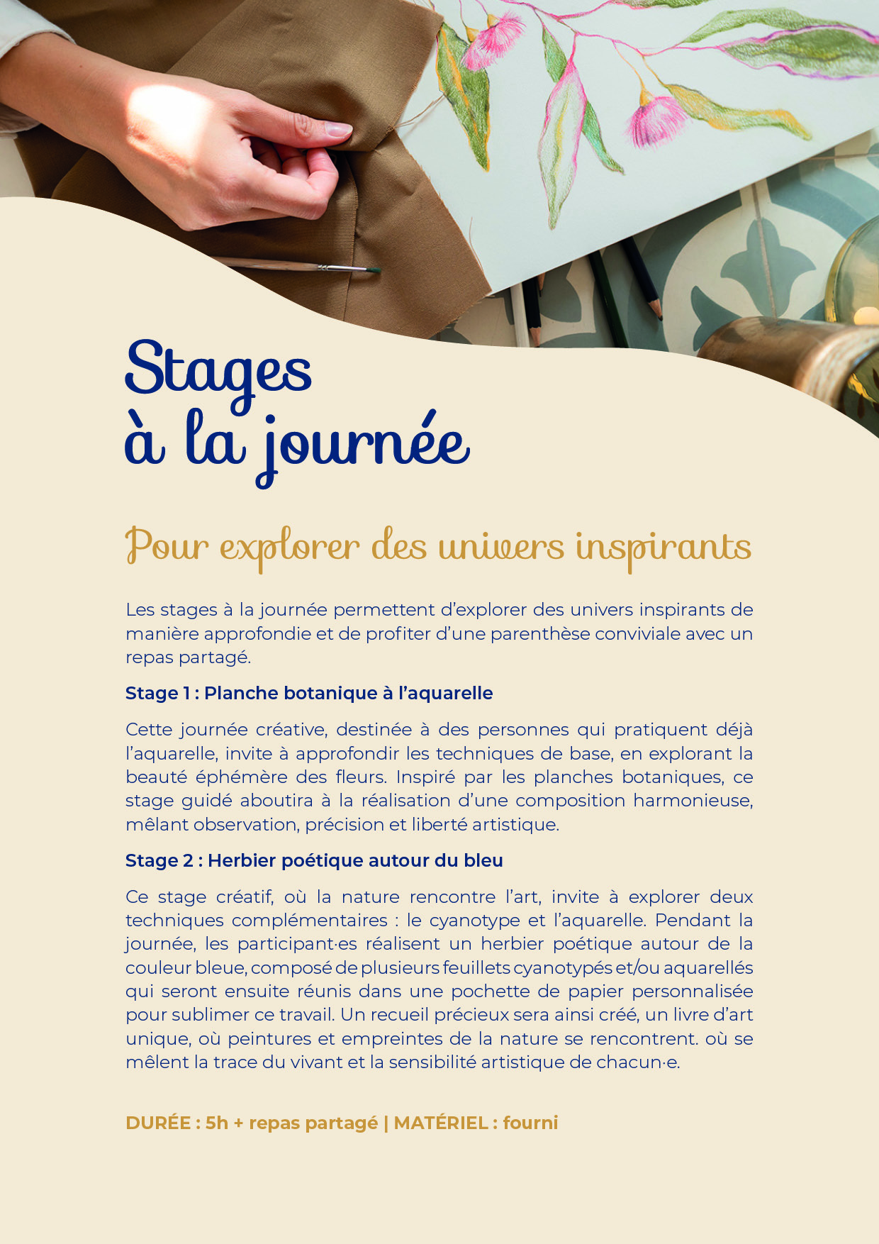 Stages à la journée