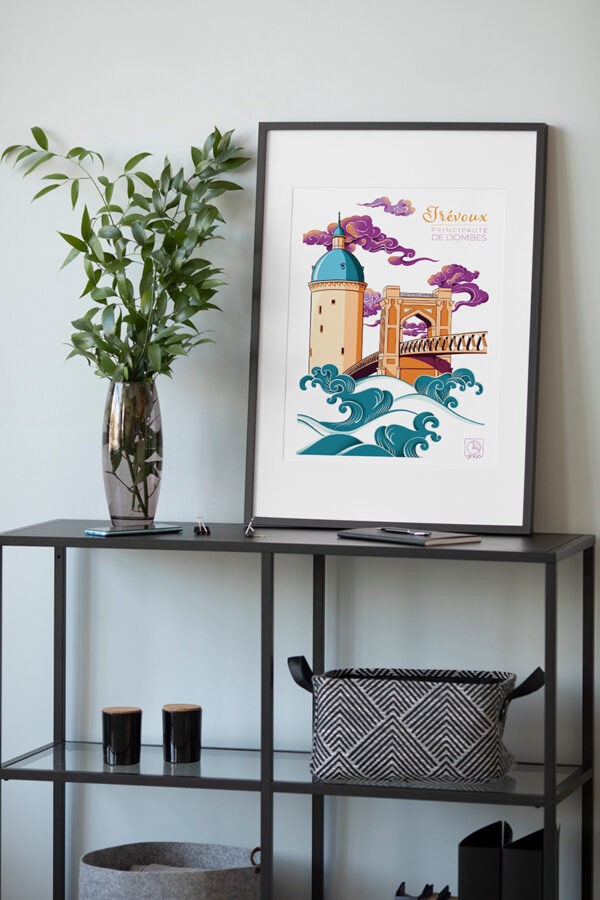 Affiche - Couleurs beaujolaises | Trévoux