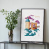 Affiche - Couleurs beaujolaises | Trévoux
