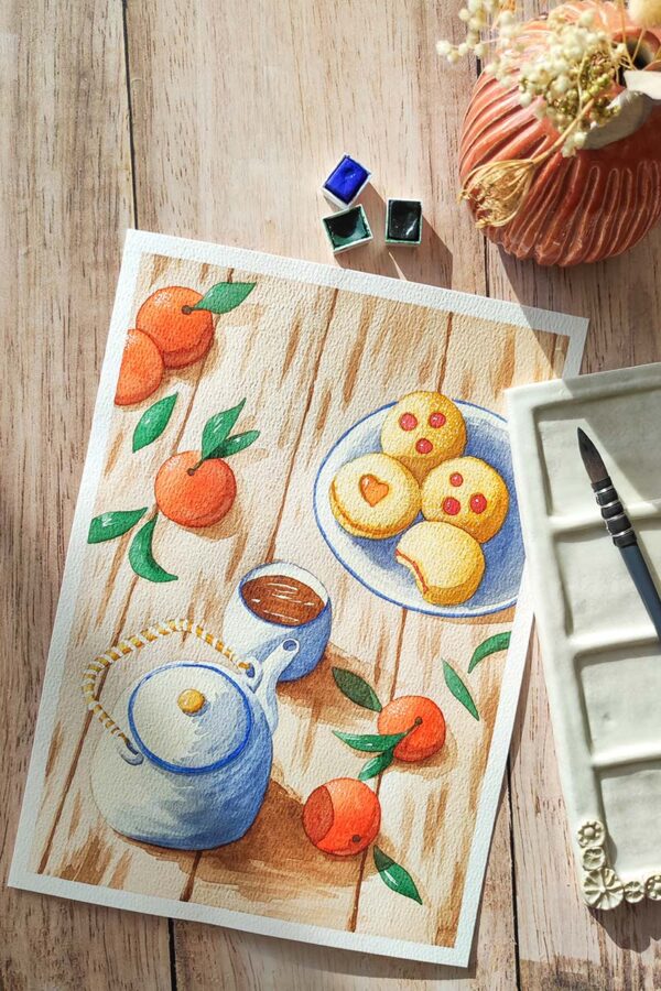 Atelier aquarelle goûter cosy_2 2027.03 | GOÛTER AQUARELLE Goûter cosy