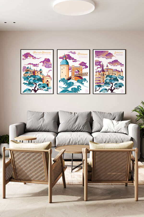 Affiche - Couleurs beaujolaises | Ars-sur-Formans