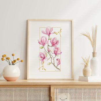 Ikebana#1 mockup affiche