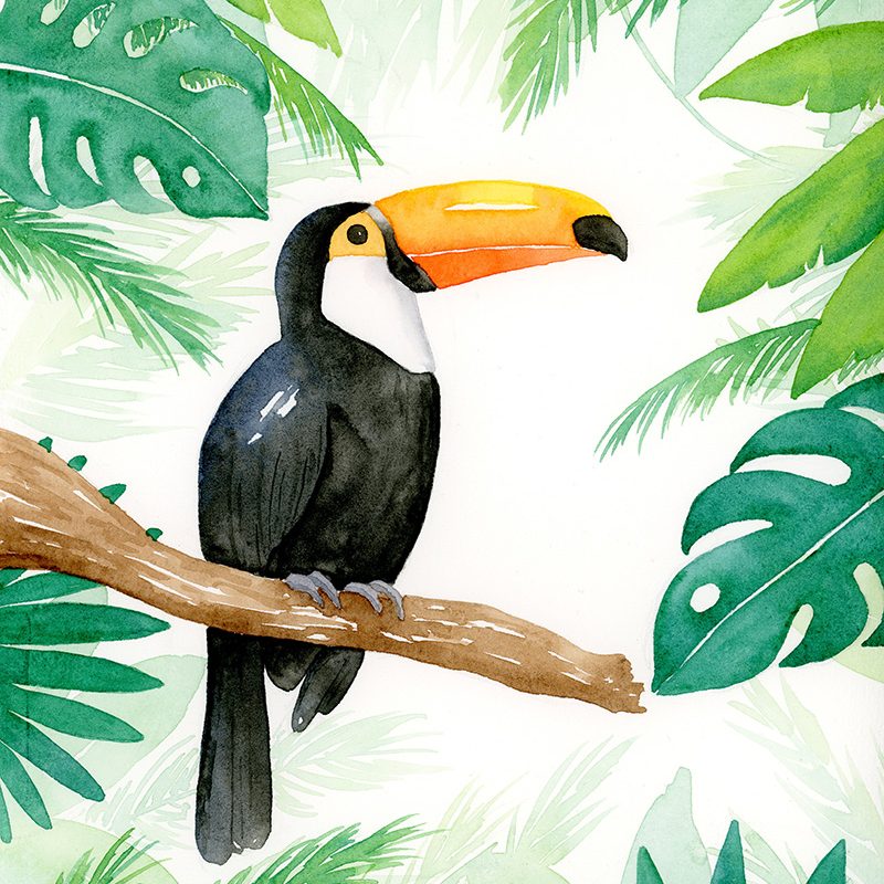 Jungle aquarelle 3
